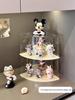 Light Weave Transparent Display Box: Dustproof Garden Pendant & Doll Figure Storage Stand