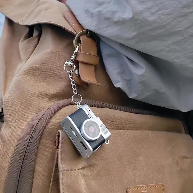 Compact Vintage Digital Camera For Travel 1080P 30FPS Recording Lightweight Design Built In 180mAh Battery Easy Operation