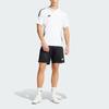 Adidas Colorblock Striped Logo Print Slim Fit Crew Neck Soccer Jersey Men Tops White IS1019