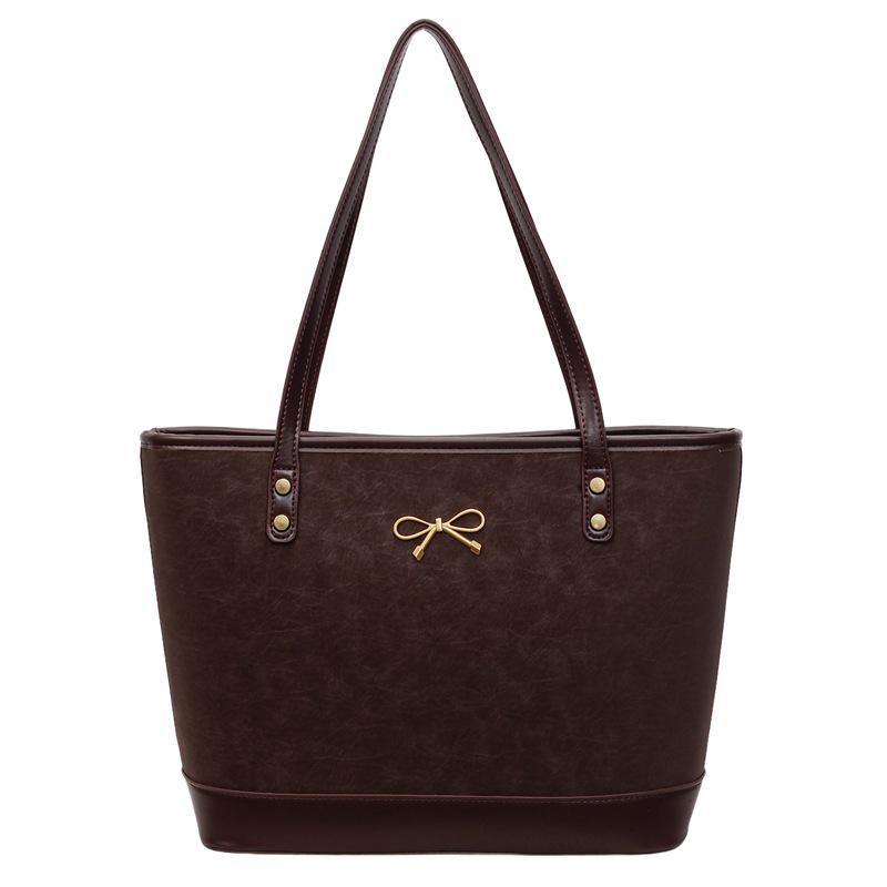 Women's 2025 Winter High-End Versatile Tote Bag - Large Capacity Commuter Shoulder Design
