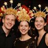 New Years Headband - Gold Star Headband for Women Birthday Holiday Christma News Year's Eve Party Decorations