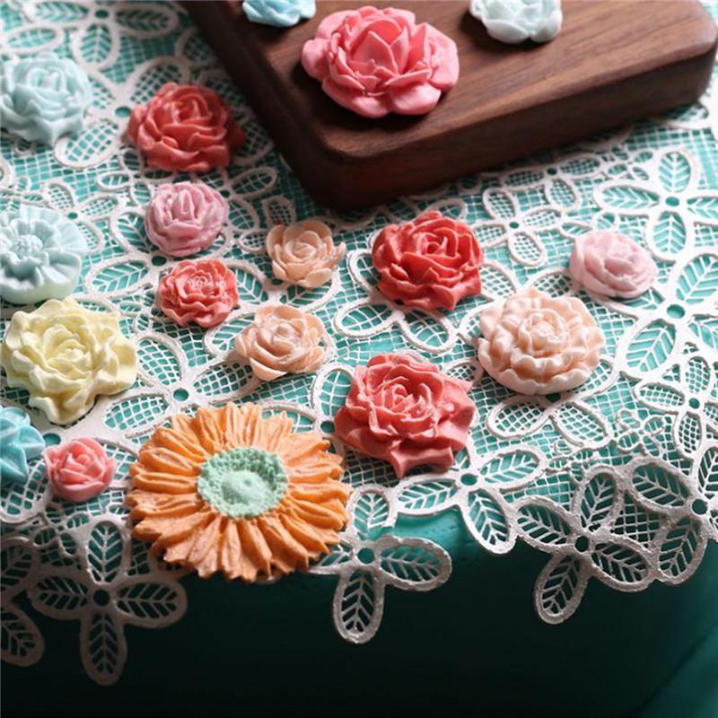 1Pc Flower Silicone Mold Fondant Mold Cake Decorating Tools Chocolate Mold