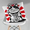Cartoon Glückskatze Japanisch Verschiedene Größen Quadratische Kissenhülle Für Auto Haus Schlafzimmer Dekor Geburtstag Geschenk