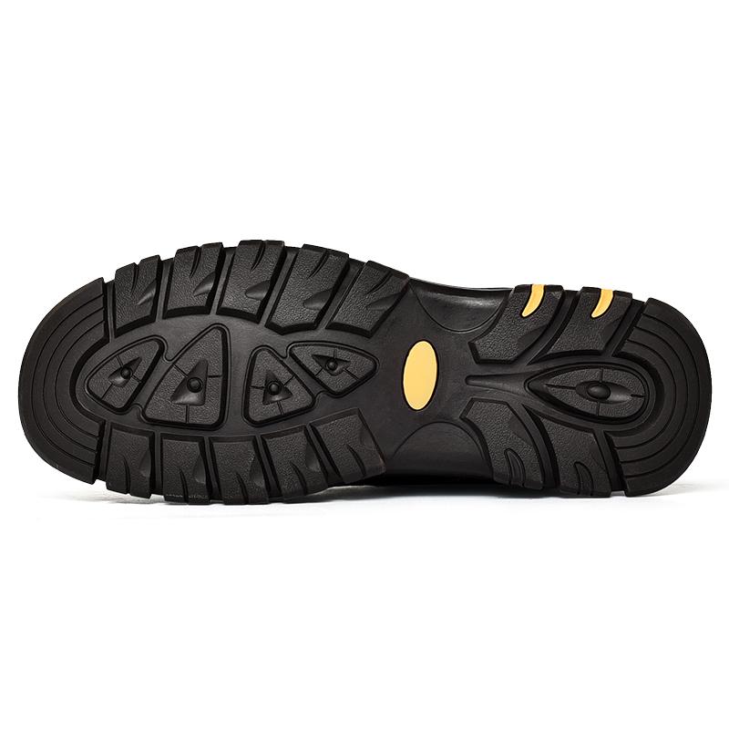Genuine Leather Men Shoes Waterproof Outdoor Men Boots Comfortable Men ...
