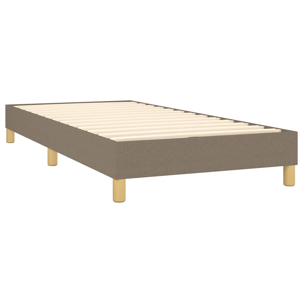 Vidaxl Rama Łóżka Bez Materaca Taupe 80X200 Cm Tkanina