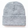 Multi Color Solid Color Knitted Hat, Woolen Hat, Brimless Pullover Hat, Rolled Edge Cold Weather Hat, Customizable