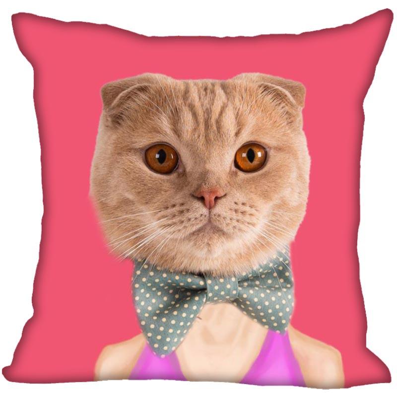 Cat Animal Cushion Covers for Kids, Decorative Pillow for Children's Room, Living Room Chairs, Sofa, Home Decoration