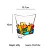 Artisanal Hand-Painted Whiskey Glass Set