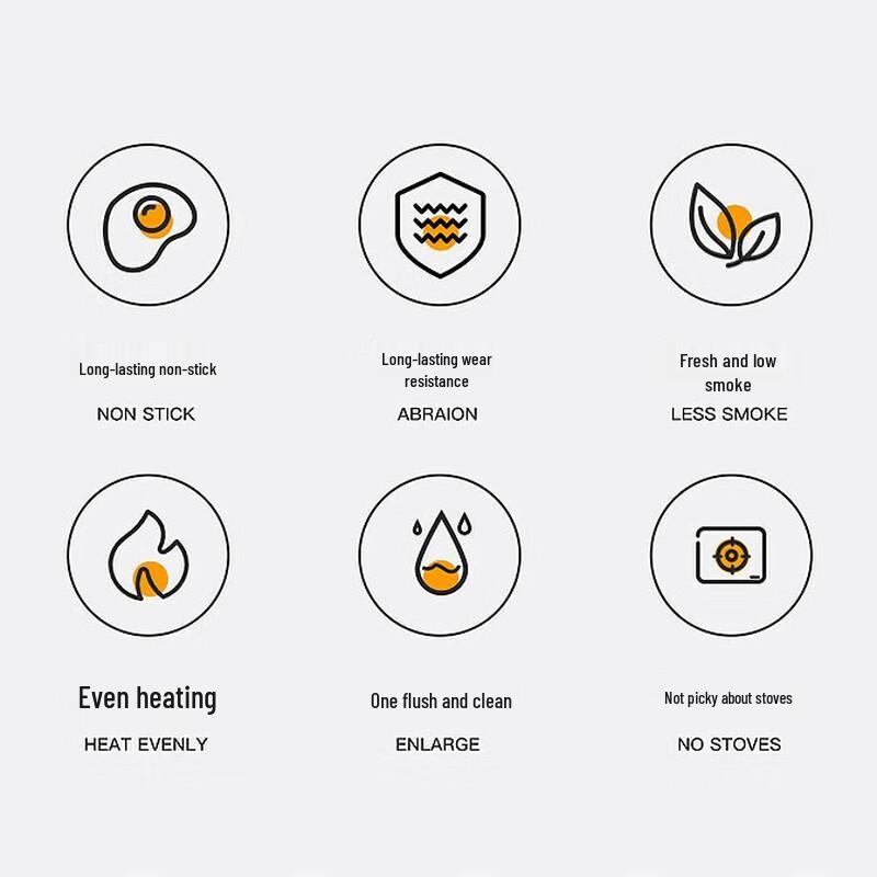 Debao Maifan Stone Non-stick 3-Piece Cookware Set
