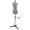 Adjustable Dress Form for Women Gray S Velvet