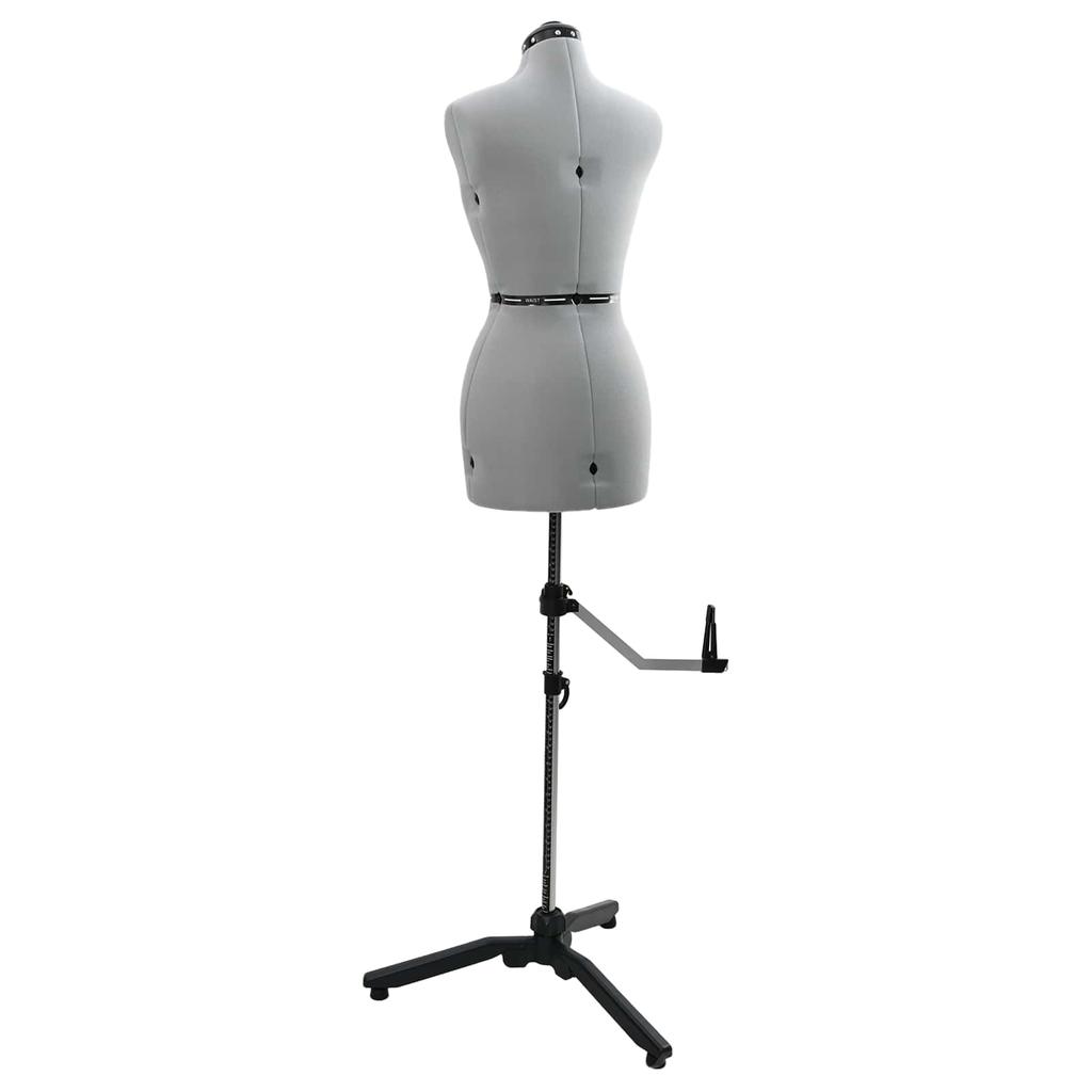 Adjustable Dress Form for Women Gray S Velvet