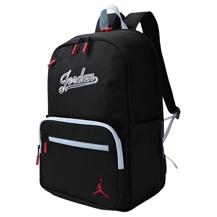 Jordan Logo Fashion Versatile Backpack Kids backpacks Black IM4501-010