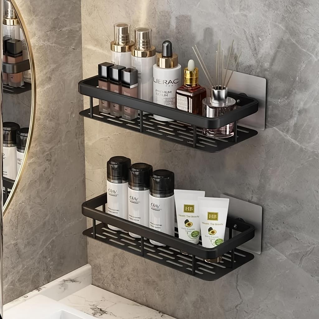 Large Capacity, No Drilling Required for Installation, Soap Holder, Floating Shelves for Bathroom And Kitchen, Space-Saving, Easy To Install