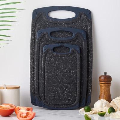 ZISIZ Plastic Cutting Board Set