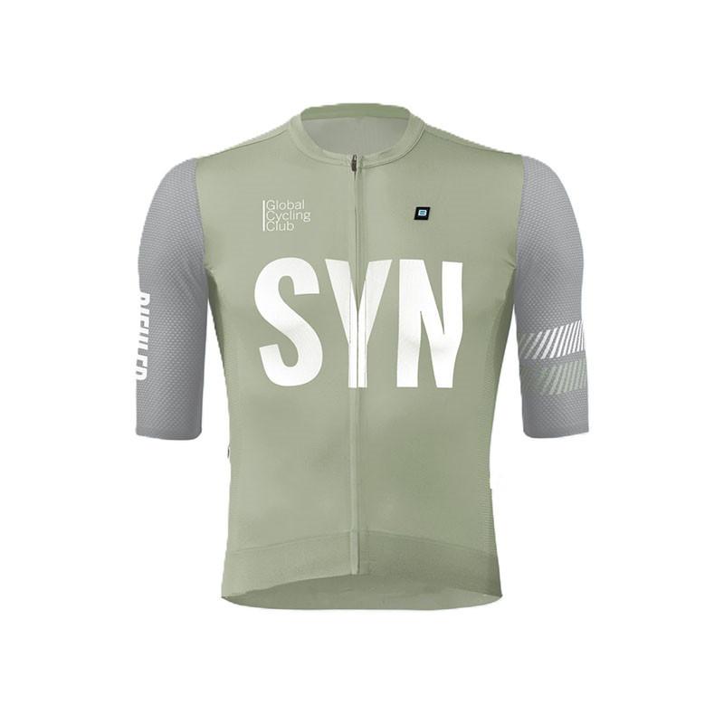 SYN Cycling Suit Set Men's Cycling Short Sleeved Top Summer Cycling Sportswear Mountain Bike Cycling Jersey Cycling Bib