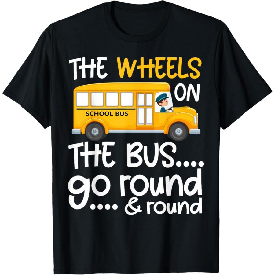 The Wheels On The Bus Toddler Kids Back To School T-Shirt(1) XXXXXL