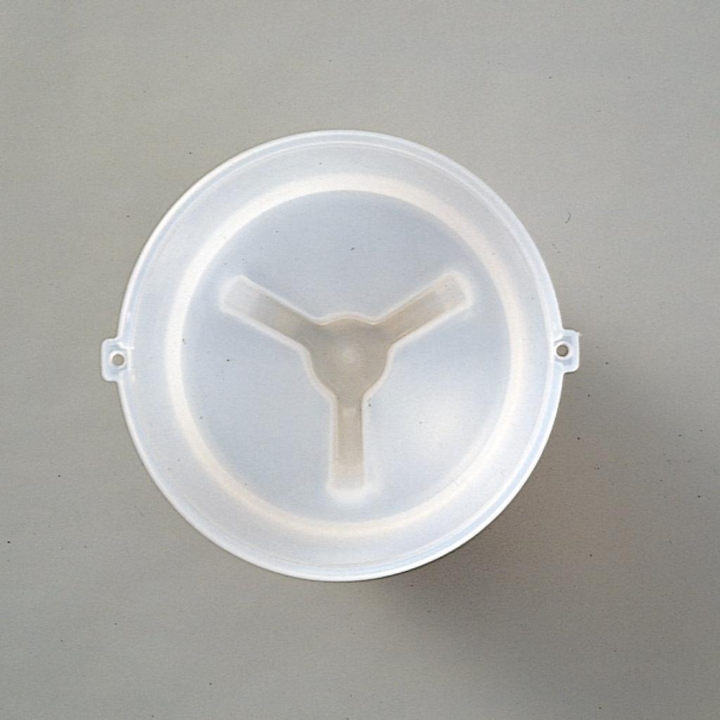 Daiichi Seiko Ködereimer, Saugnapfeimer mit Deckel, Groß, Weiß, 11021