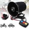 110dB 12V 30W Car Motorcycle 3 Sounds Siren Horn Alarm Loud Speaker Electronic Bell