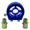 TIGRE BLANC Universal Oil Block Attachment Oil Temperature Gauge Oil