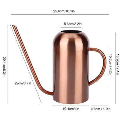 1.5L Stainless Steel Watering Can Sprinkle Pot Mouth Garden Flowers Plants Flower Tool