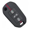 Silicone Flip Folding Key Fob Cover For Peugeot 208 2008 301 308 3008 Rcz 508 408 2008 307 Case For Citroen C3 C4 Berlingo