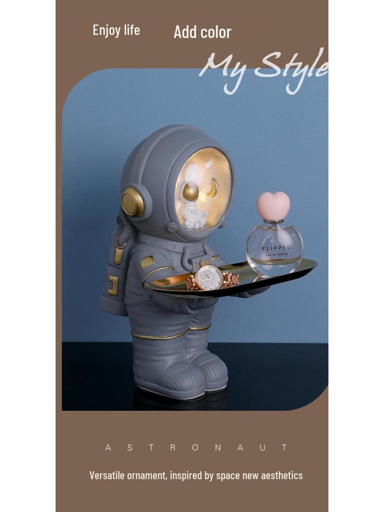 Astronaut Key Storage Tray Resin Ornament