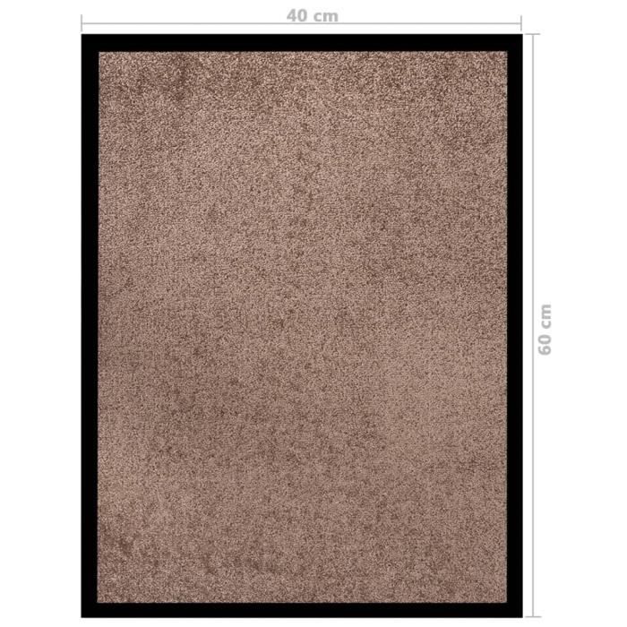VidaXL Paillasson Marron 40x60 cm