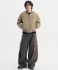 Denawo Cotton Curved Cargo Pants (Charcoal)