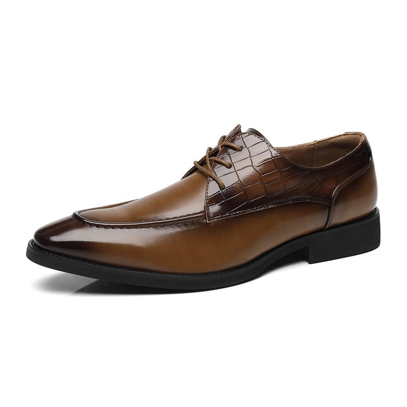 

[SANNAX] leather shoes men s business shoes dress shoes luxury men s shoes Easy to walk elegance lace up breathable lightweight comfortable For