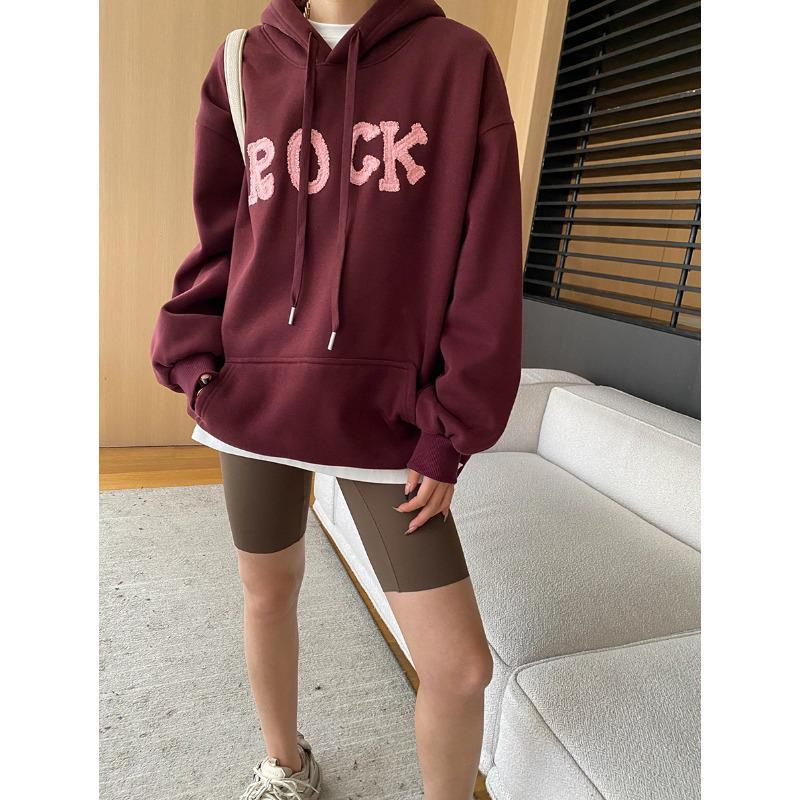 

Sinan American Casual Streetwear вышитая толстовка с капюшоном SN6839 One Size