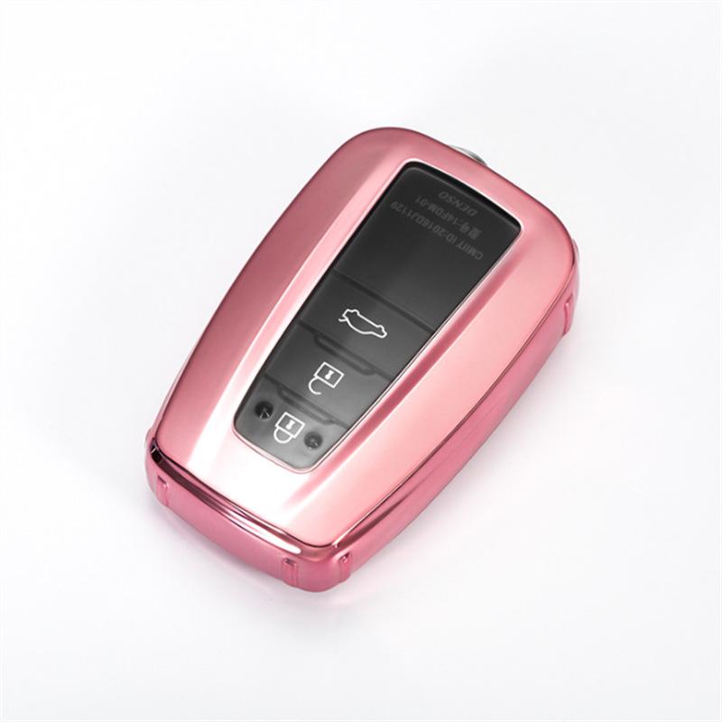 TPU Car Key Cover for Toyota Camry, CHR, IZOA, Prado 2700