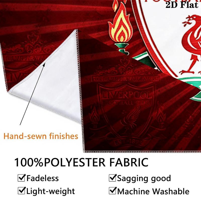 Arazzo da Parete del Liverpool Football Club Appeso Estetico alla Parete Coperta in Tessuto Stampato Arazzi Decorativi per Camera da Letto Soggiorno Decorazione per la Casa