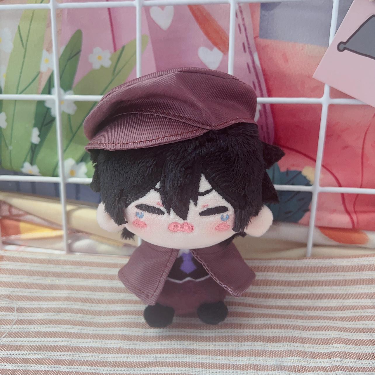 Bungou Stray Dogs Plush Pendant Akutagawa Ryuunosuke Nakahara Chuuya Nakajima Atsushi Edogawa Ranpo Animation Dolls Gif