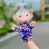 Family Plush Members Glove Puppet With Short Plush Preschool Doll Entertainment
