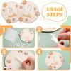 Baby Monthly Milestone Cards With 11 Interchangeable Number Set Of 12 For Baby Growth Recording