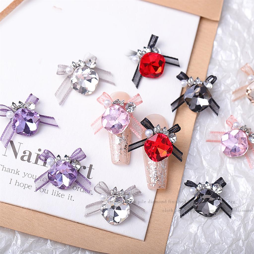 3pcs High Quality Fingernail DIY Decorative Accessories Rhinestones Nail Art Decortaion Easy Installation and Removal