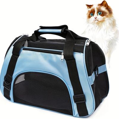 Foldable and Versatile Pet Carrier - Ideal for Travel and Outdoor Activities - Airline Approved
