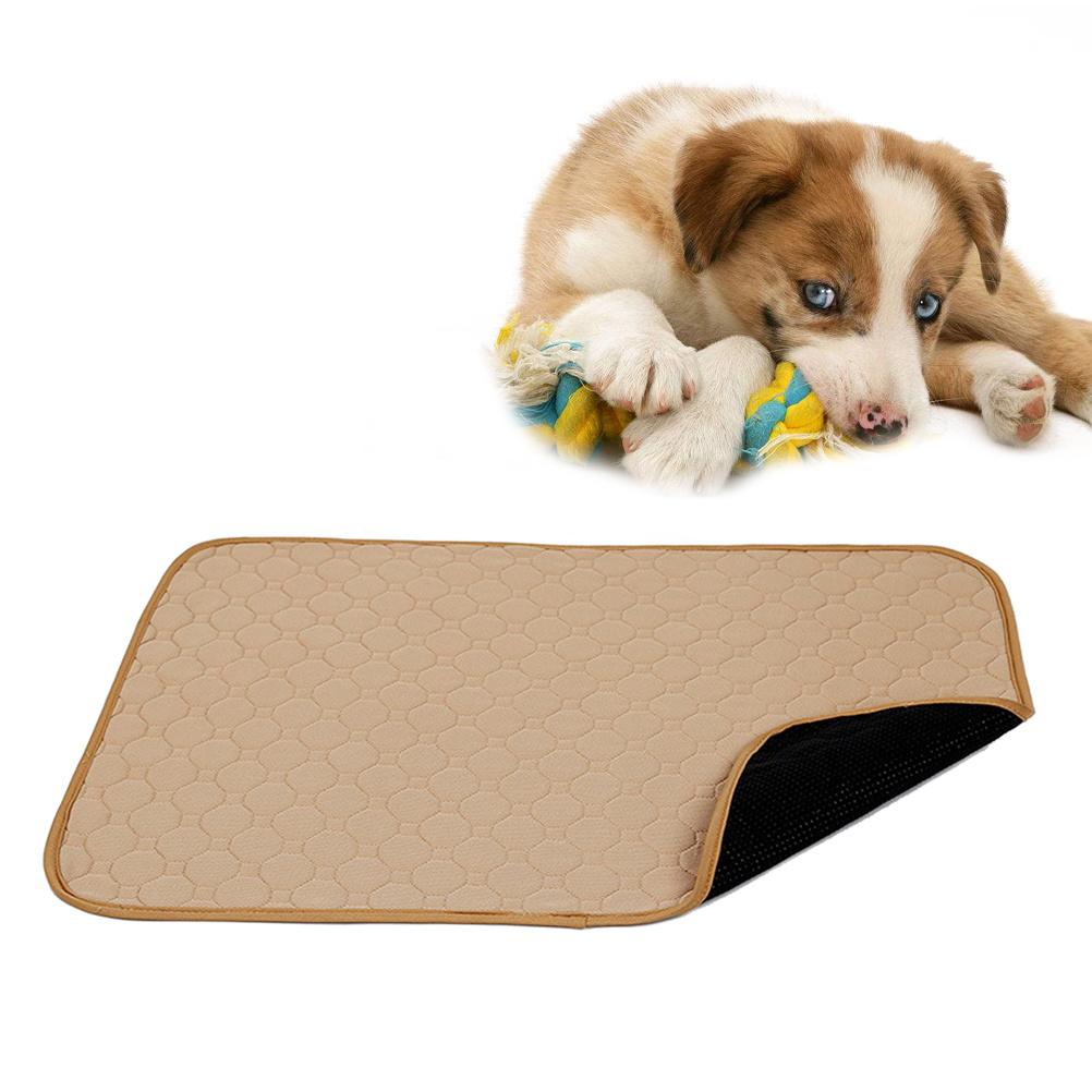 Washable Reusable Pet Dog Cat Pee Pads Waterproof Size Beige Special Design Anti-Slip Pet Pee Pad Puppy Training Pad