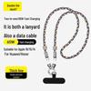 2-in-1 Phone Lanyard & PD60W Fast Charging Type-C Braided Cable