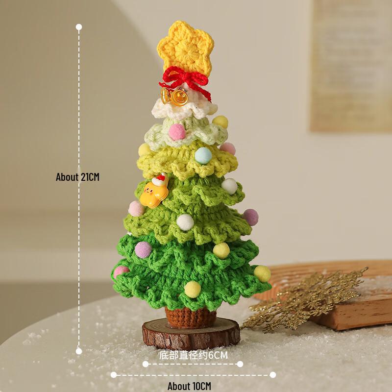 

Мини вязаная крючком звезда - украшение для рождественской елки