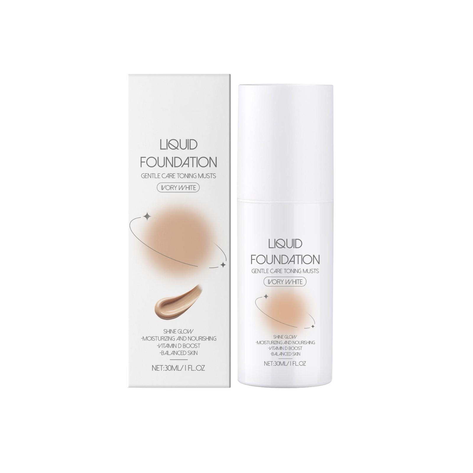 

Увлажняющая основа под макияж Skin Care Liquid Foundation Natural Light, дружественная коже, увлажняющая, прозрачная основа под макияж Skin Care Liquid Foundation 30 мл One Size бежевый