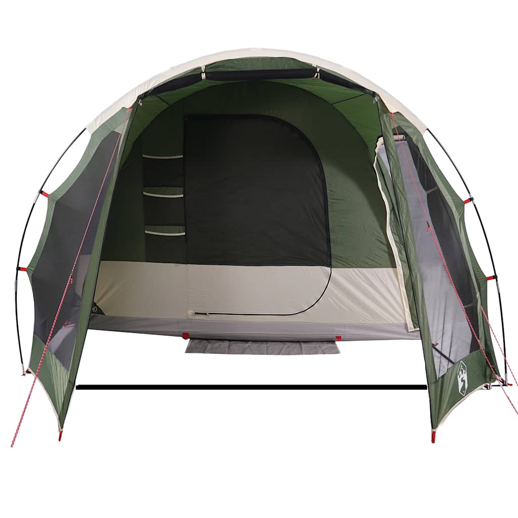 Family Tent for 6 People Green Waterproof
