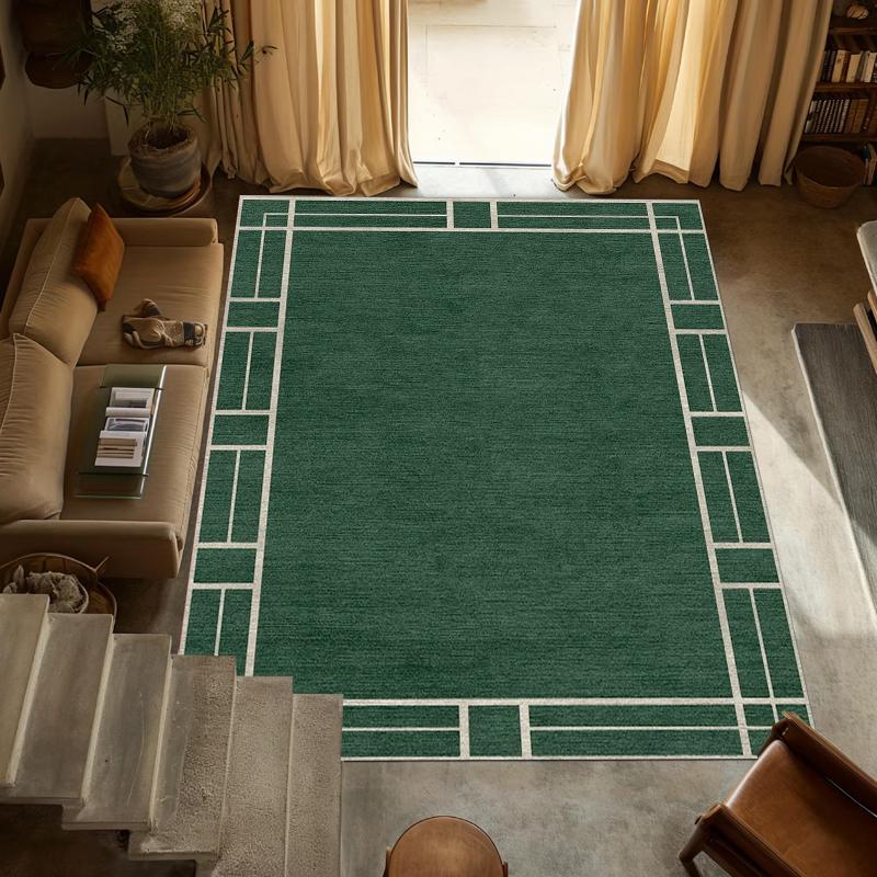 

Nordic Minimalist Style Carpets Striped Printed Living Room Carpets Bedroom Non-slip Mats Door Mats Home Decorations 40X60CM