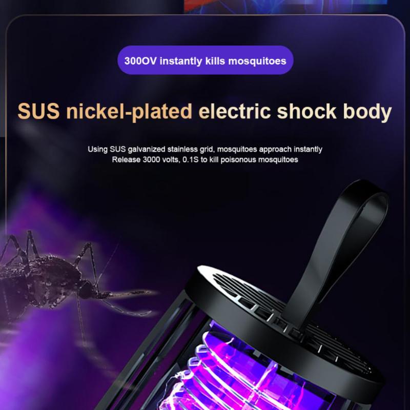 Neue Laterne LED Moskito Lampe UV Nicht Strahlung Moskito Dispenser USB Lade Tragbare Nacht Nacht Licht