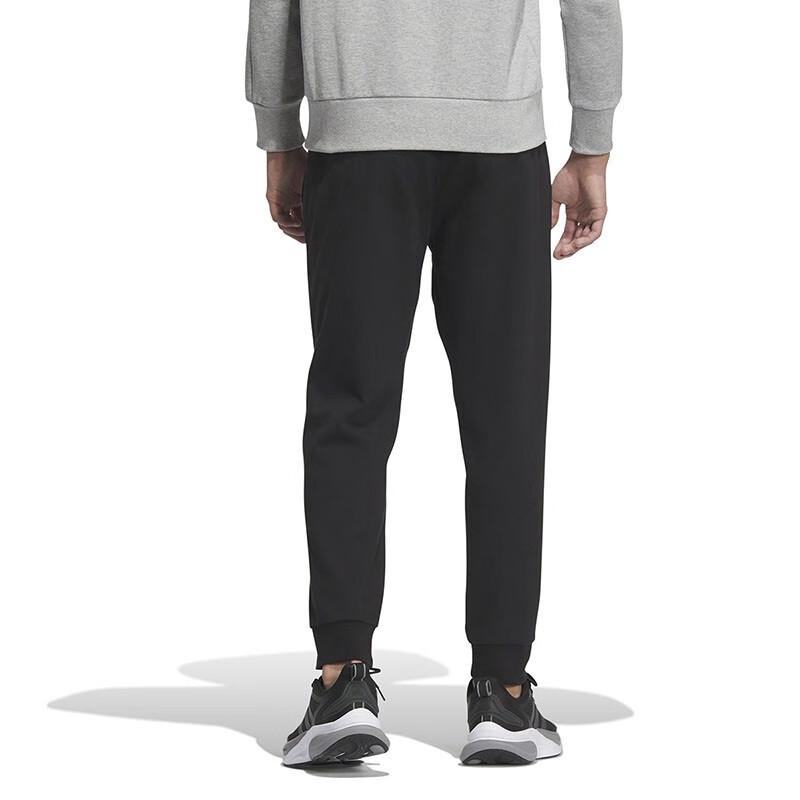 adidas Yysports Mh Slim Knit Joggers With Drawstring And Cuffed Ankles Men Bottoms Black IQ1385