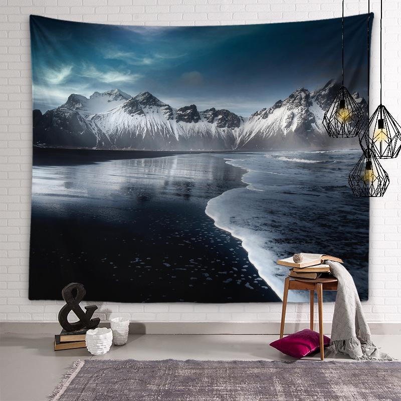 

Натуральная красота, гобелен, пейзаж, настенное художественное украшение, гобелен, эстетика комнаты в общежитии, гостиная, спальня, домашний декор 200X150CM