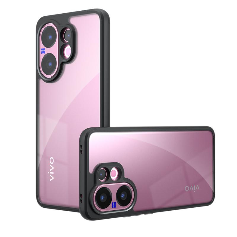 Translucent Matte Case For Vivo V60 Anti-knock Matte PC Full Edge Back Cover For Vivo V60 Case For Vivo V60 5G Case 6.77 inch