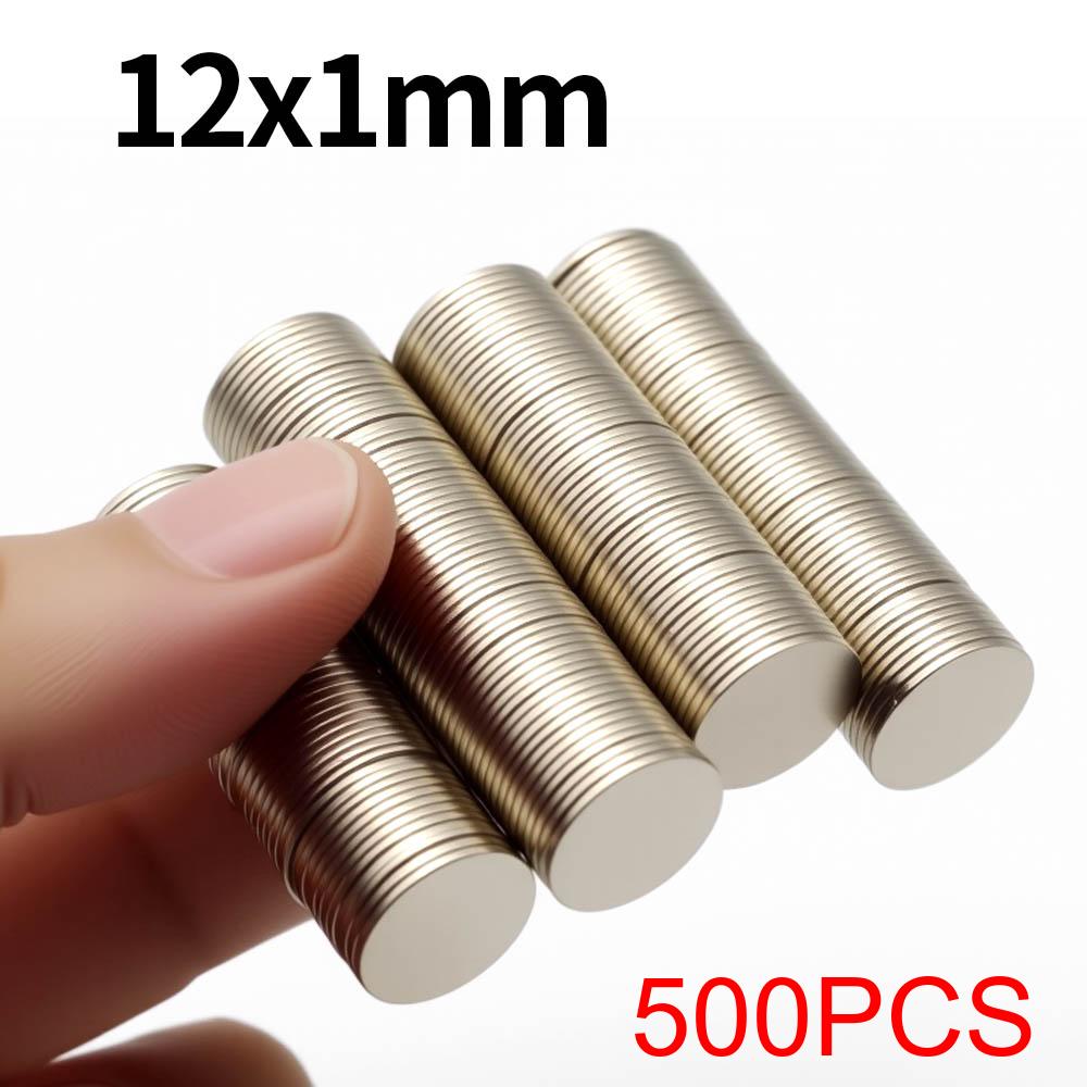 12x1mm Super Strong Neodymium Magnet N35 NdfeB Permanent Magnetic imanes Round Powerful Magnets Refrigerator Magnet