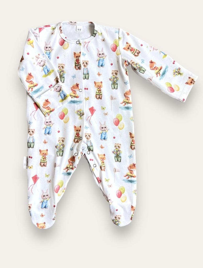 Romper Jumpsuit with Hat “Summer”