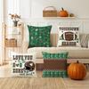 Rugby Print Pillow Cover Autumn New Home Sofa Decoration Cushion Cover Bedroom Pillow Cover